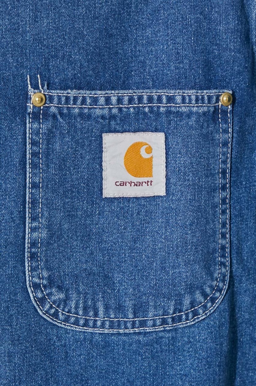 Carhartt michigan clearance denim chore coat