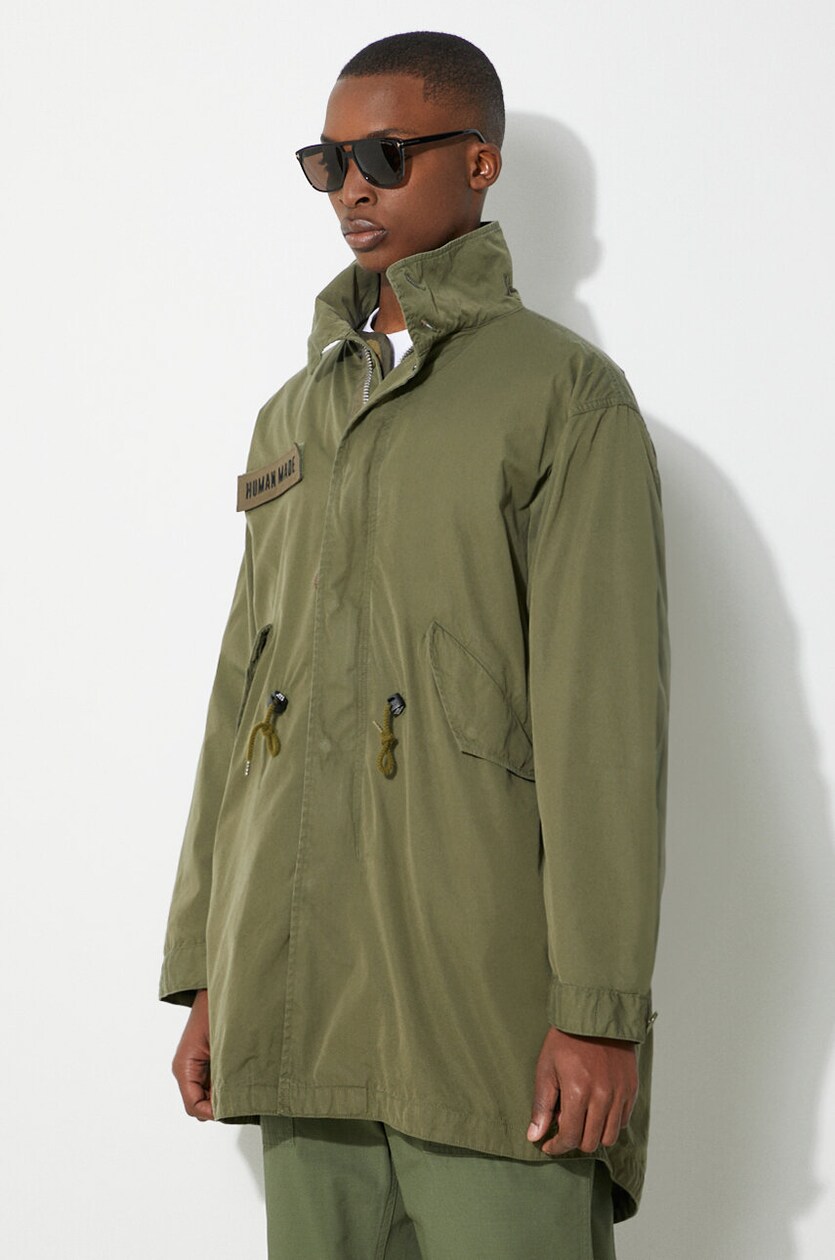 Human Made coat Fishtail Coat PRM EU Human Made coat Fishtail Coat PRM EU