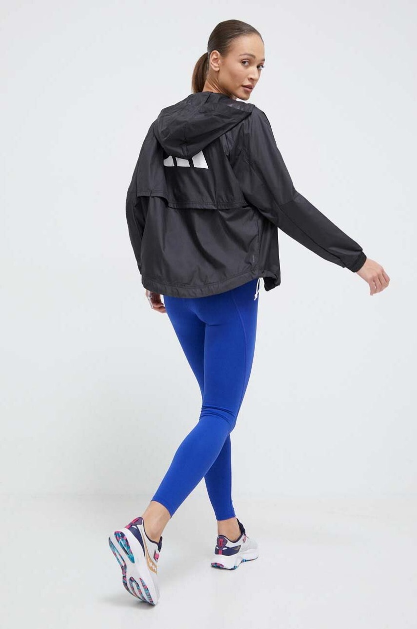 adidas Performance kurtka treningowa Hyperglam kolor czarny
