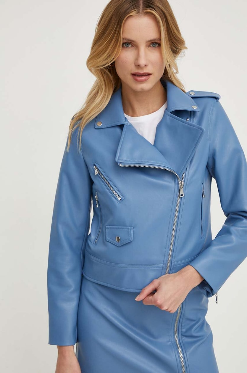 Giacca pelle sisley discount