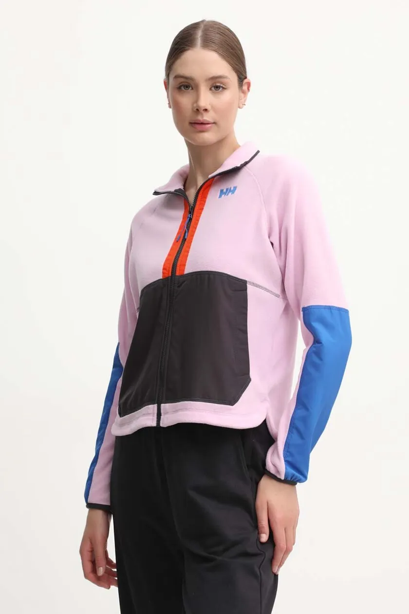 Спортивна кофта Helly Hansen Rig колір рожевий візерунок 54078