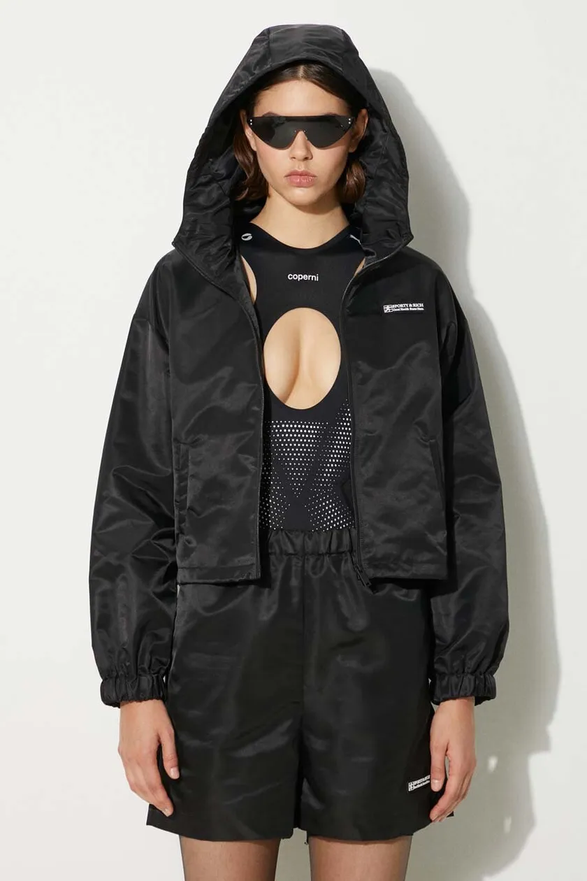 All black windbreaker womens hotsell