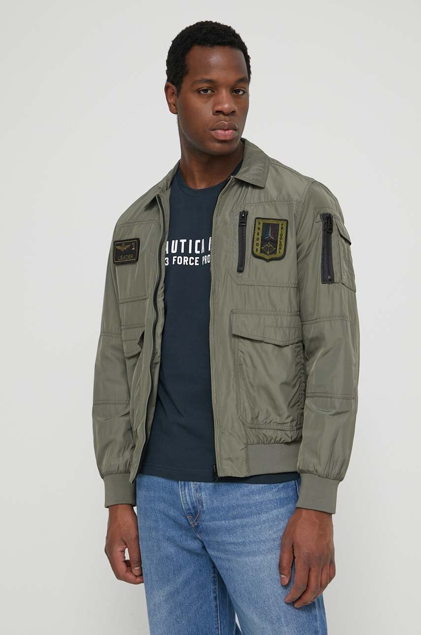 Aeronautica Militare Giacca Jeans Militare Uomo Aeronautica