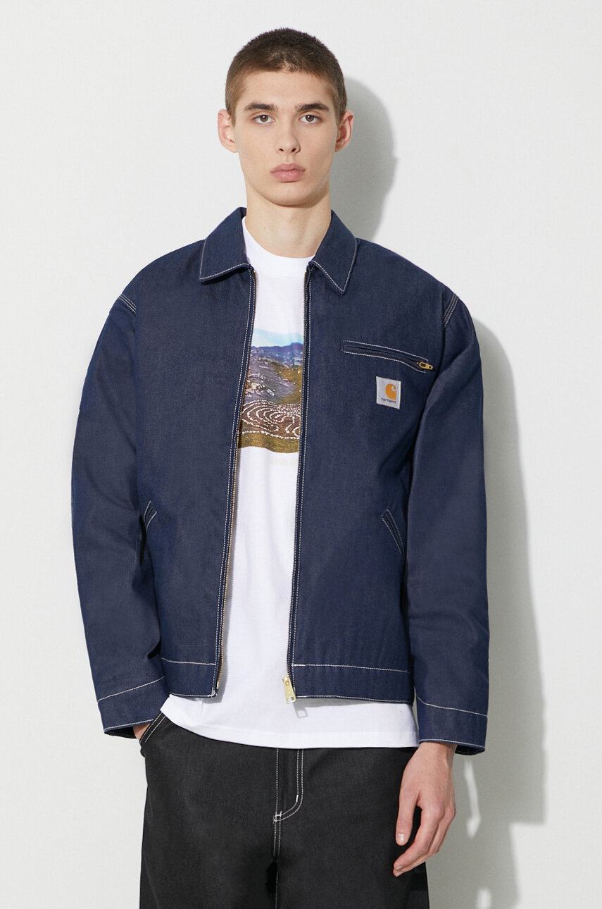 Carhartt WIP denim jacket OG Detroit Jacket men's blue color