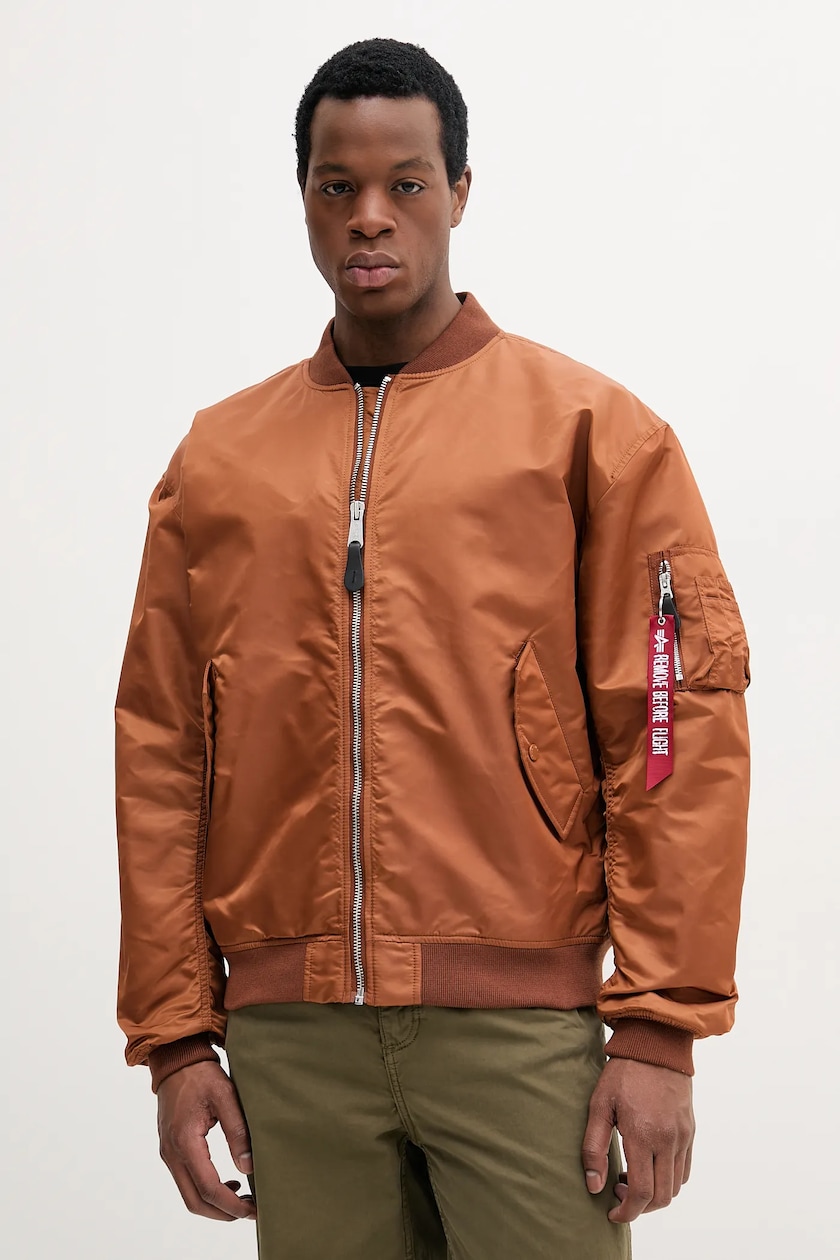 Alpha Industries bomber jacket MA-1 VF Vegan Suede 106107 13