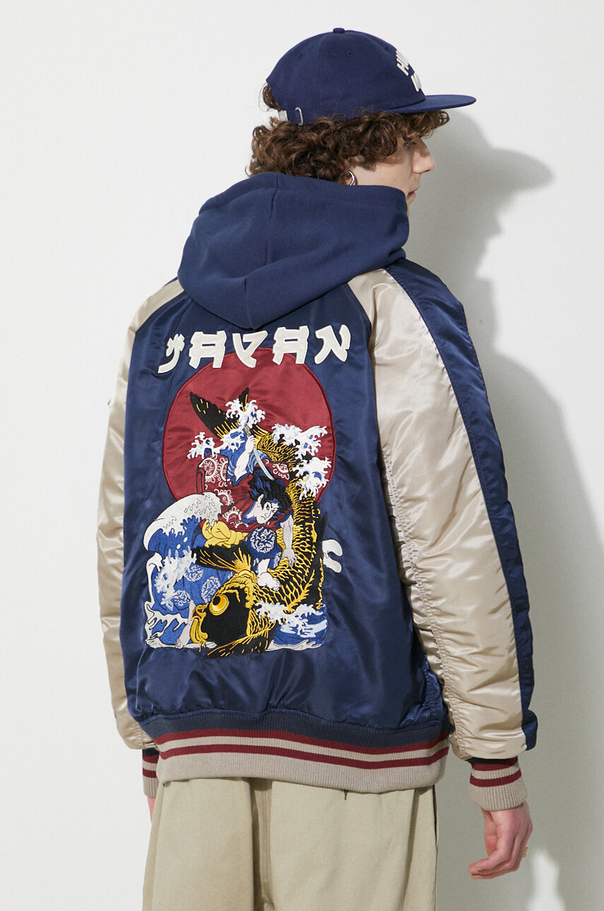 Alpha Industries bomber jacket Japan Warrior Souvenir men's Alpha Industries bomber jacket Japan Warrior Souvenir men's