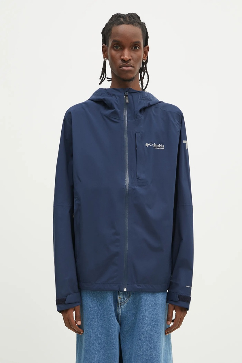 ジャケット・アウター columbia down parka navy archive m Columbia down jacket M Autumn Park Down Hoode men's navy blue