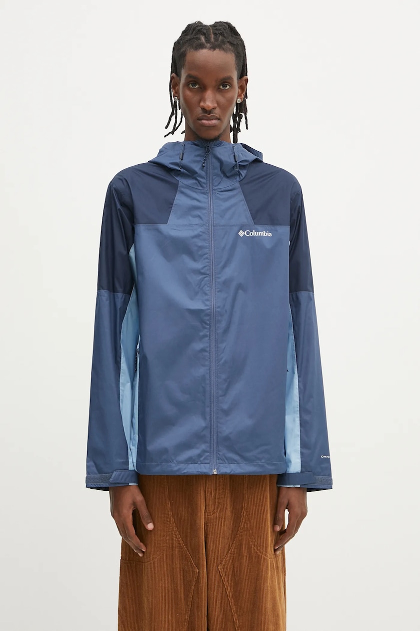 Giacca Antipioggia Columbia Pouring Adventure II Uomo - Impermeabile, Traspirante, Con Cappuccio - Foto 6