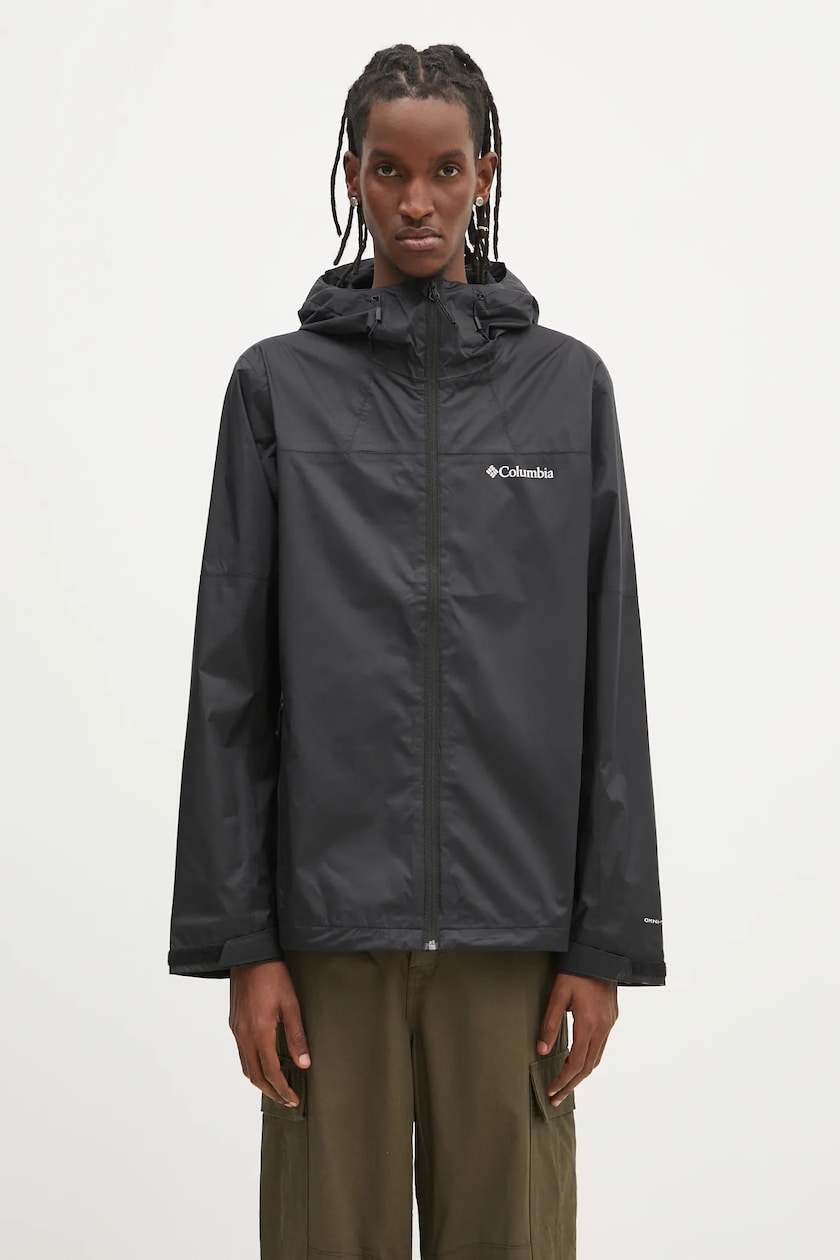 Columbia windbreaker Flash Challenger black color at PRM US Columbia windbreaker Flash Challenger black color at PRM US