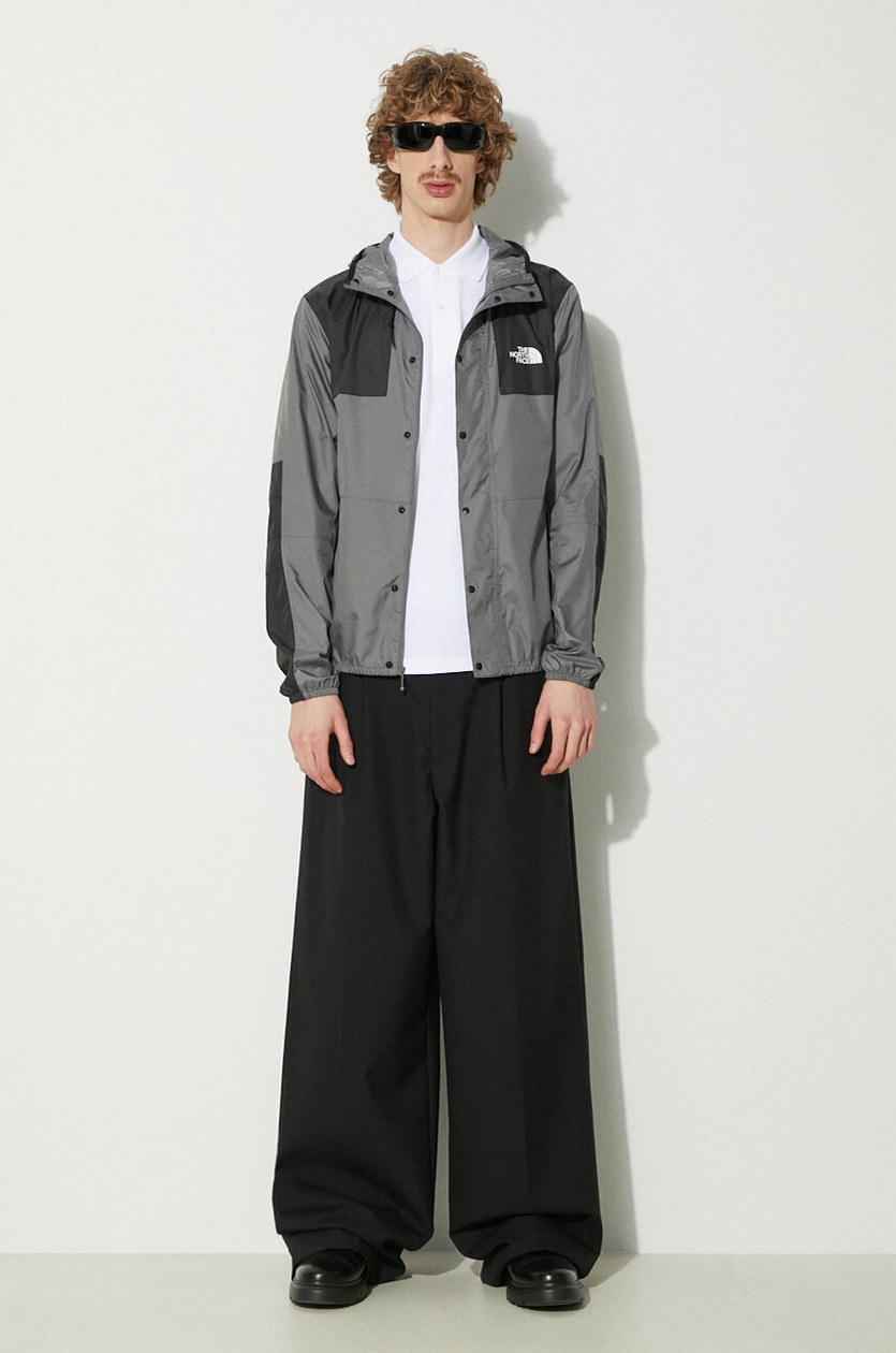 The North Face jacket M Seasonal Mountain Jacket men's gray color