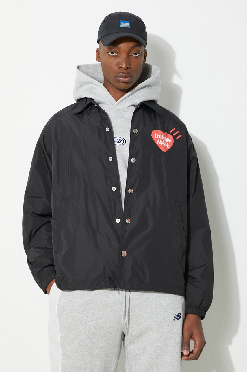 Яке Human Made Coach Jacket в черно преходен модел HM27JK018