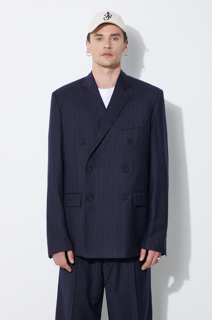 Kenzo wool blazer Kenzo Weave Kimono Tailored Jacket PRM EU