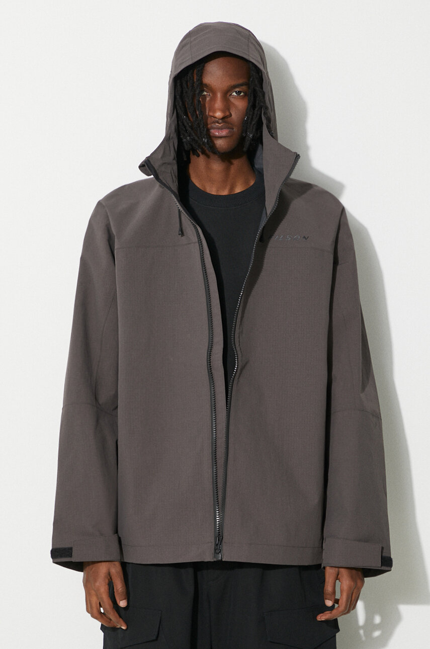 adidas Originals jacket Spezial F.C. Anorak men's gray color