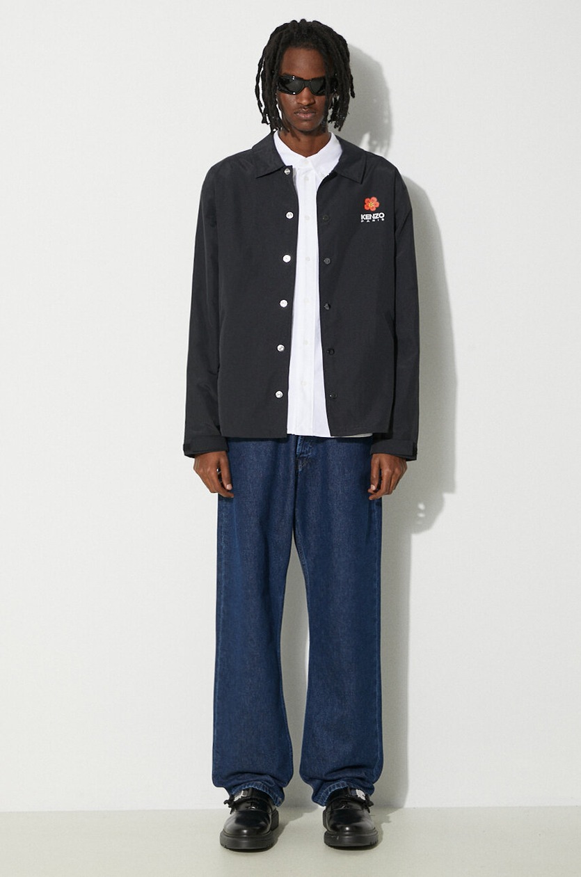 Kenzo jacket Boke Placed Light Coach men's black color