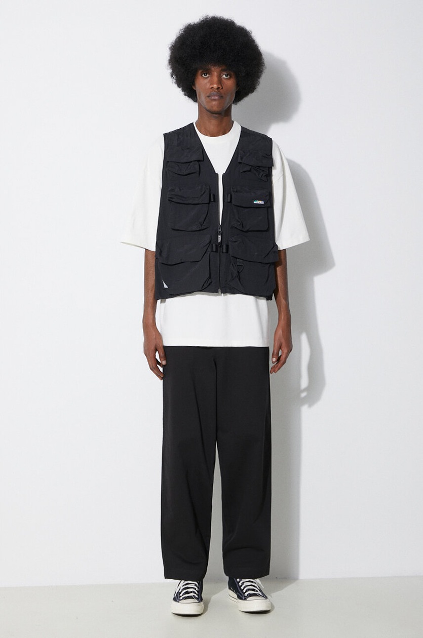 【あわちゃ】DOUBLE FACE VEST JK ブラック DSC_2607copy_d1da16d2-7c6f-