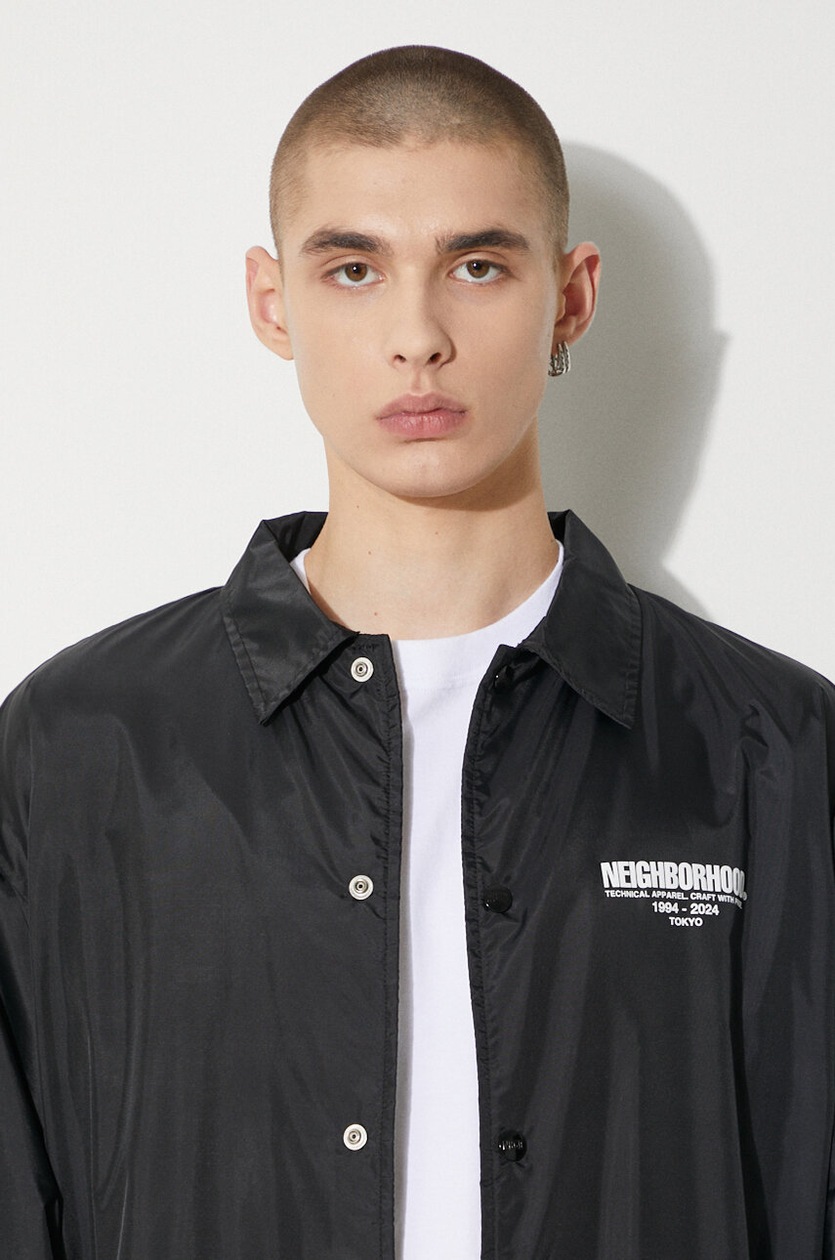 NEIGHBORHOOD jacket Windbreaker Jacket men's black color