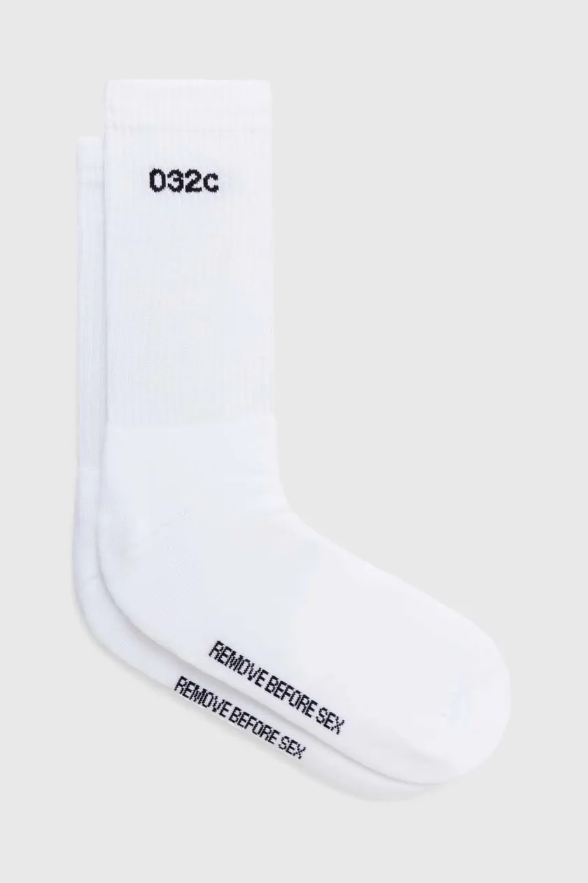 white 032C socks Remove Before Sex Socks Men’s
