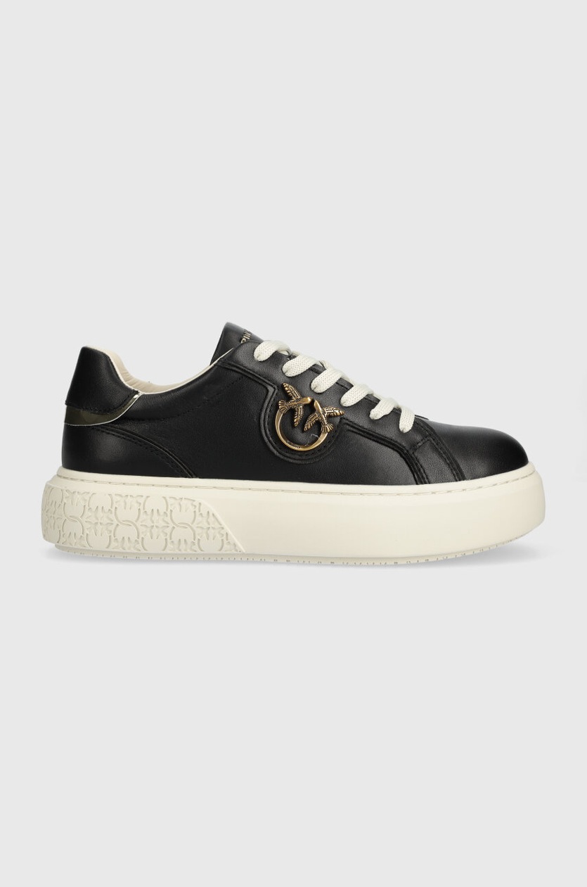 Pinko sneakersy zamszowe Los Angeles kolor czarny 101629