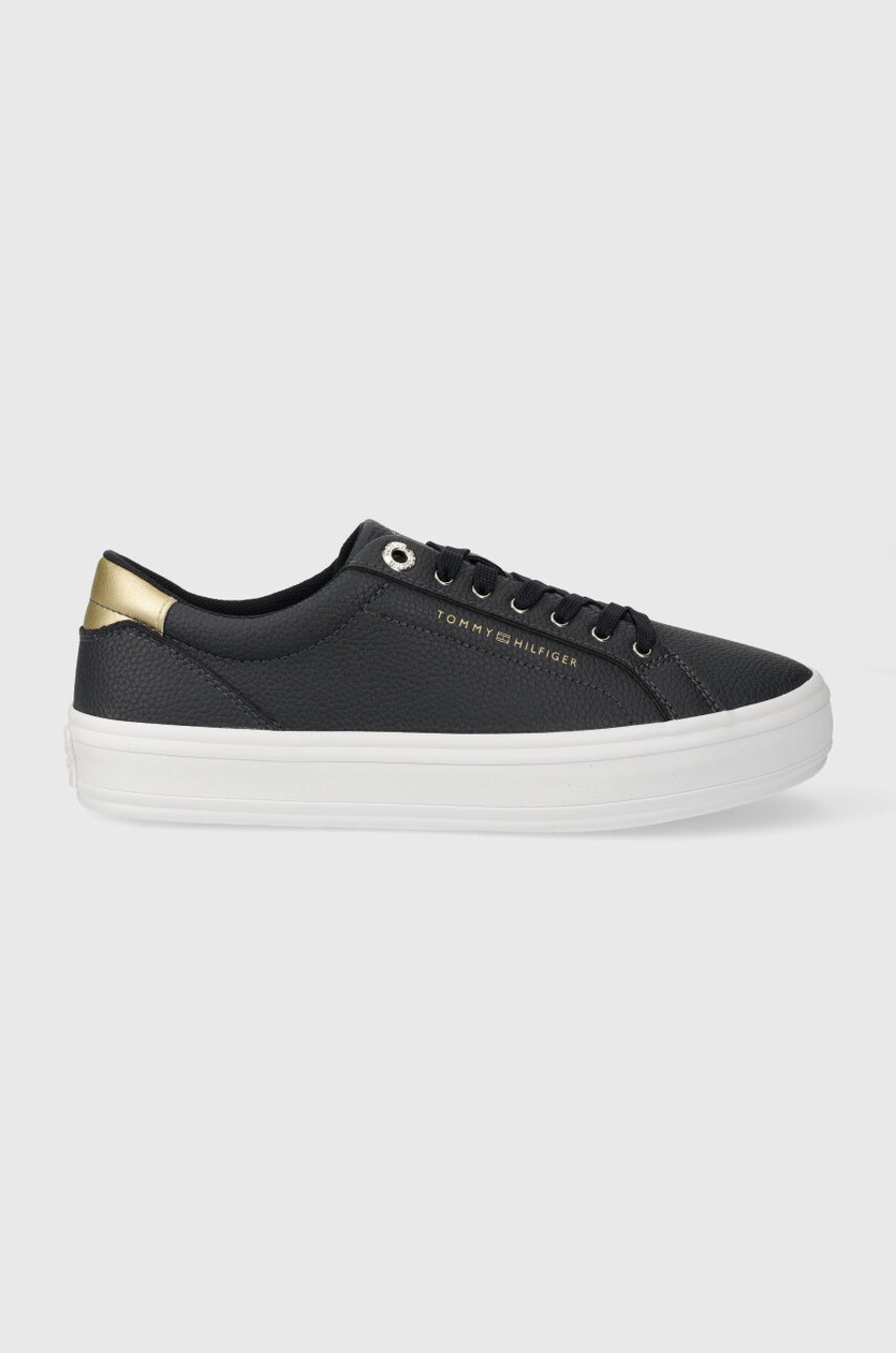 Tommy Hilfiger sneakers ESSENTIAL VULC LEATHER SNEAKER culoarea