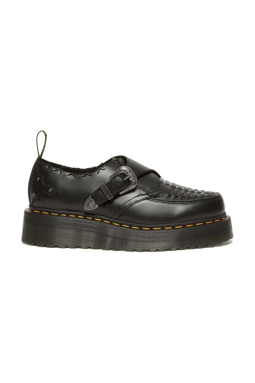 Dr martens black and white shoes online