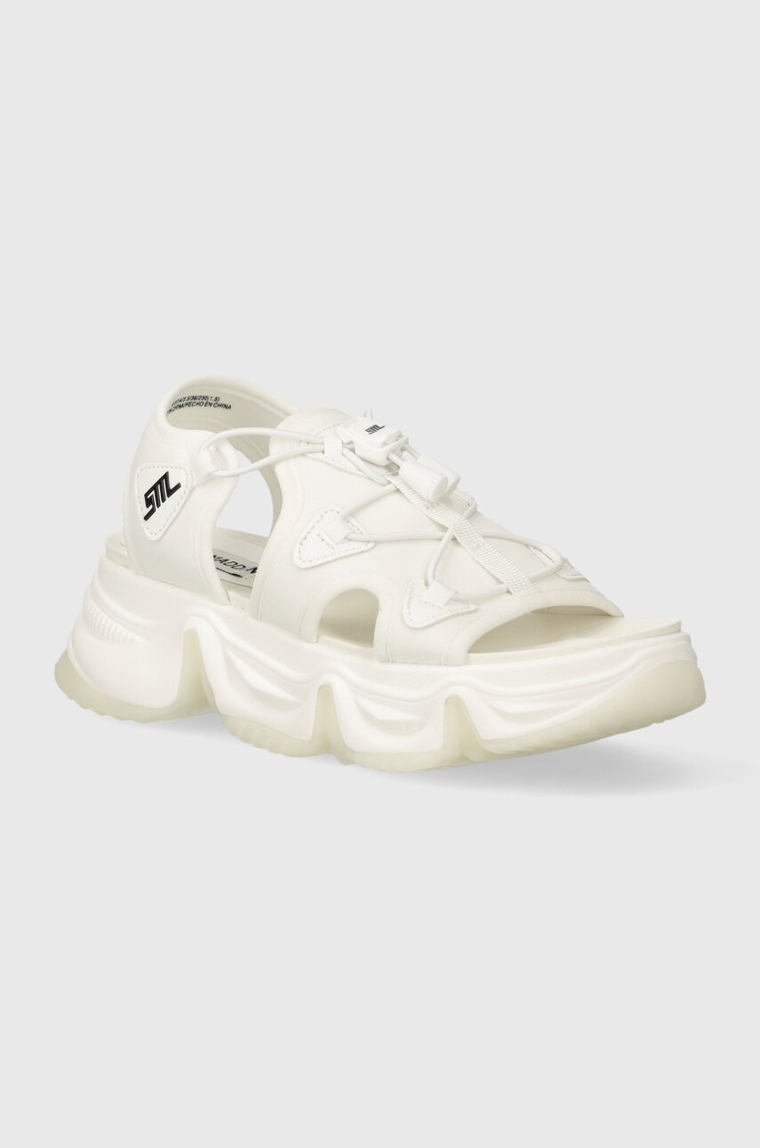 sho&nanです Steve Madden sandały skórzane Portofino damskie kolor biały