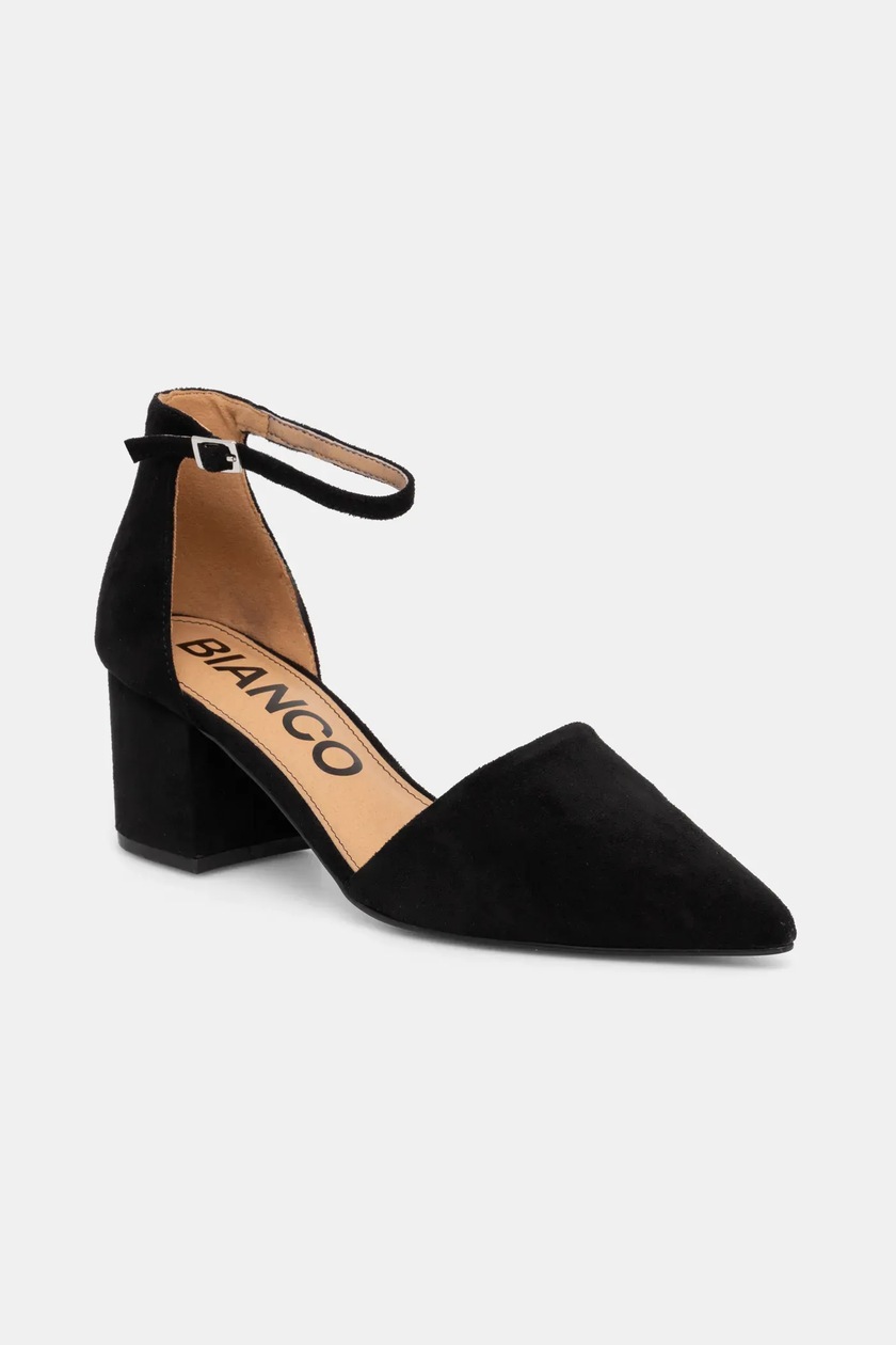 Bianco scarpe décolleté in pelle scamosciata BIADEVIVED