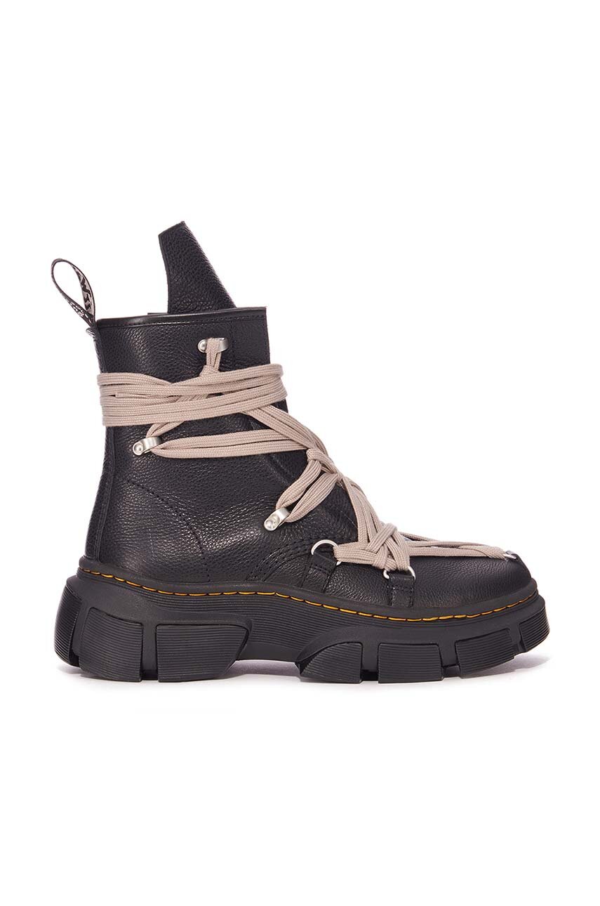 Rick Owens leather boots x Dr. Martens 1460 Mega Lace Boot women's