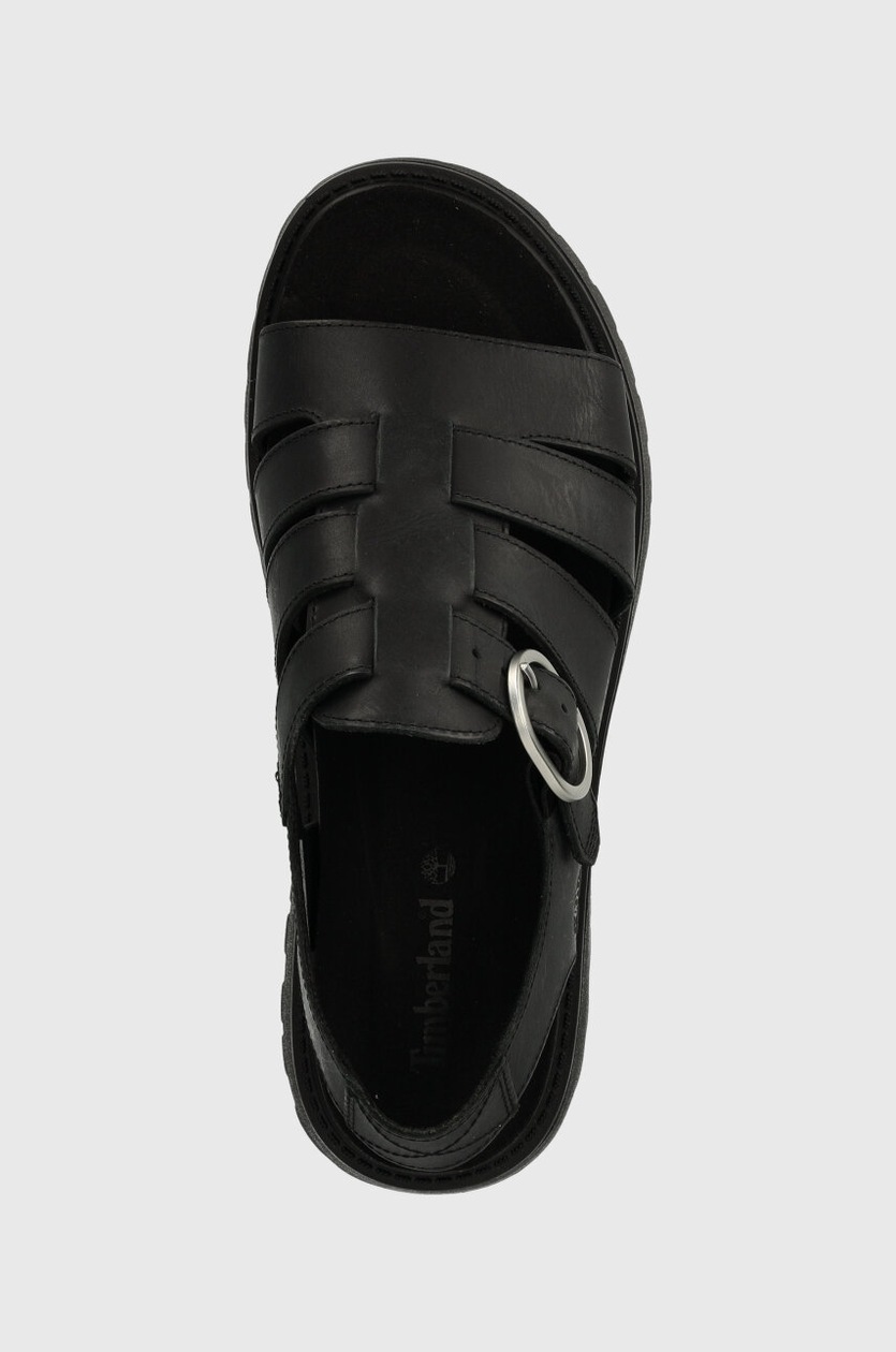 Timberland leather sandals Clairemont Way women's black