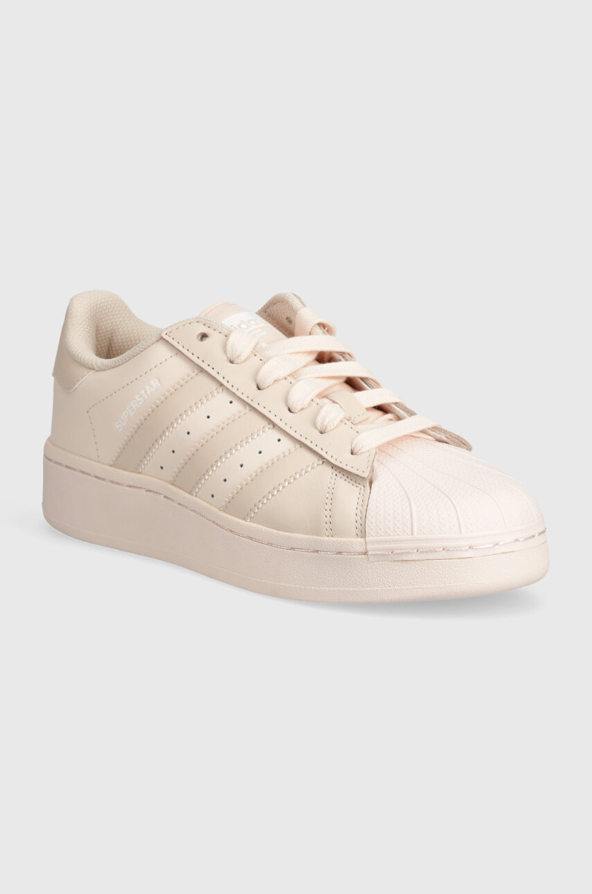 różowy adidas Originals sneakersy skórzane Superstar XLG Damski