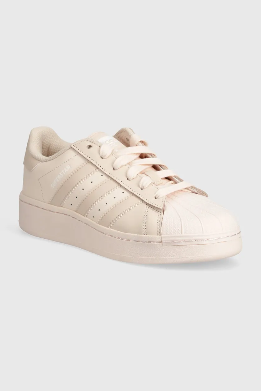 adidas Originals leather slave sneakers Superstar XLG pink color IG8574