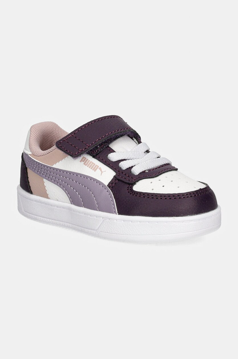 Puma sneakersy dziecięce Courtflex V3 kolor fioletowy 397642 Puma sneakersy dziecięce Courtflex V3 kolor fioletowy 397642