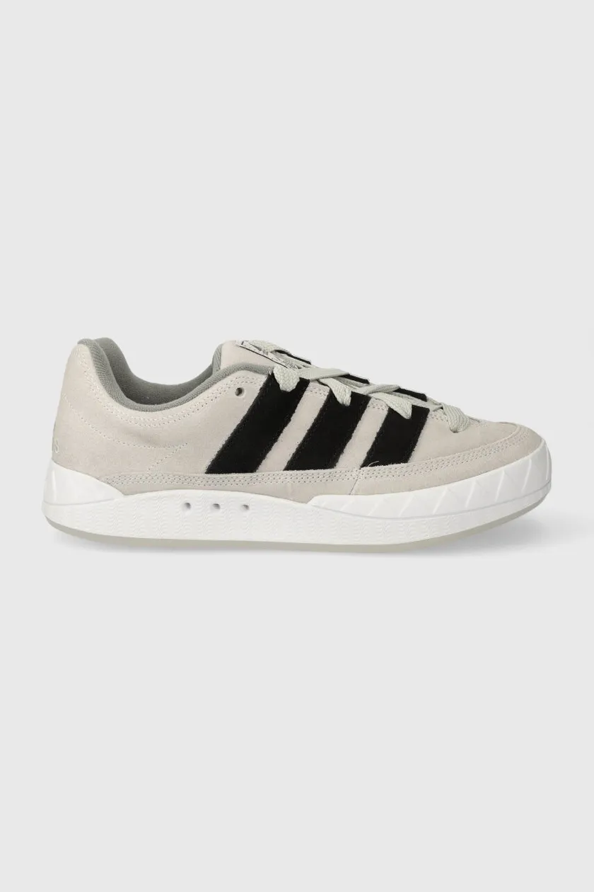 adidas Originals sneakers in camoscio Adimatic colore grigio ID8266