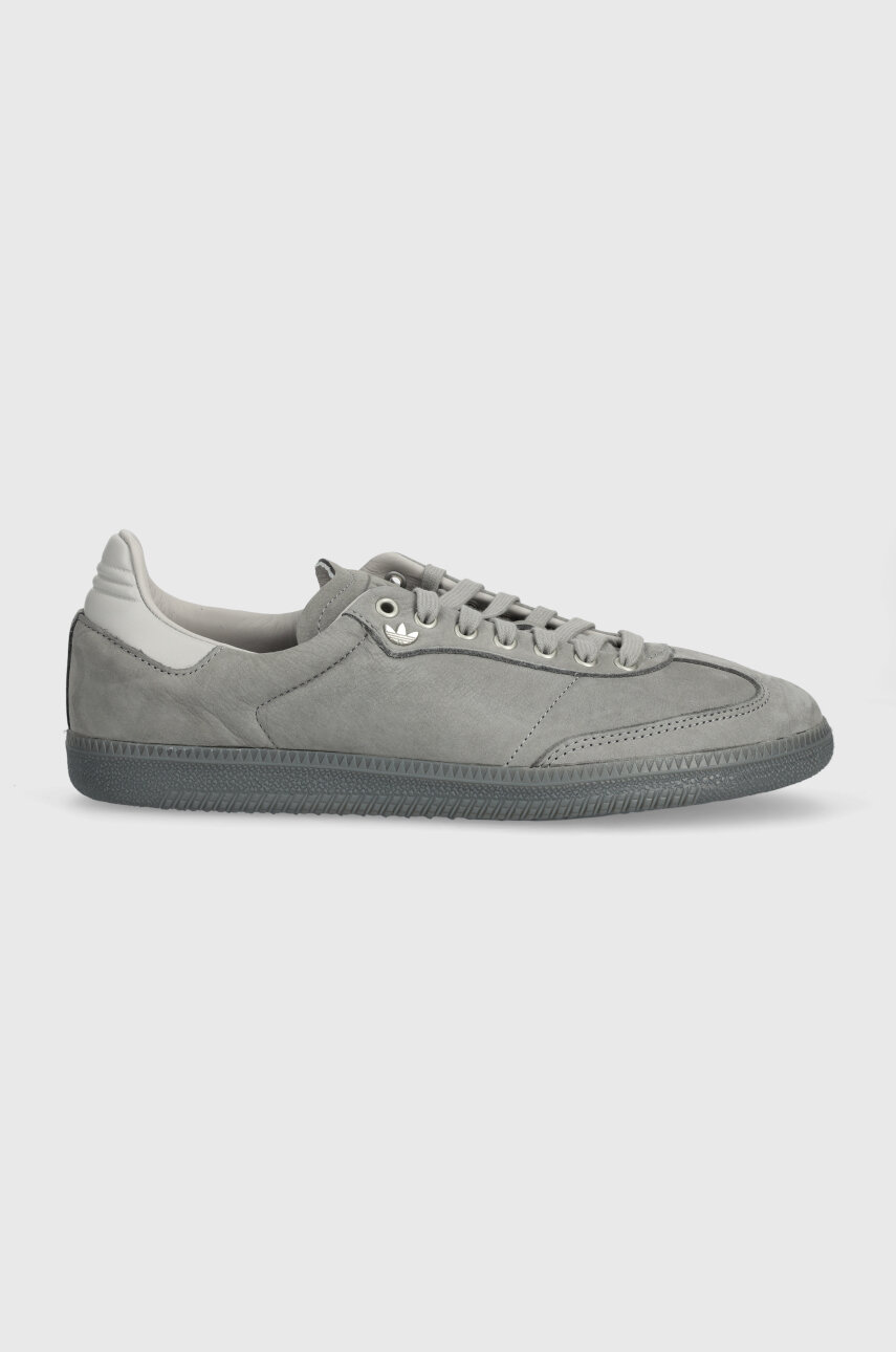 Adidas gray suede sneakers cheap