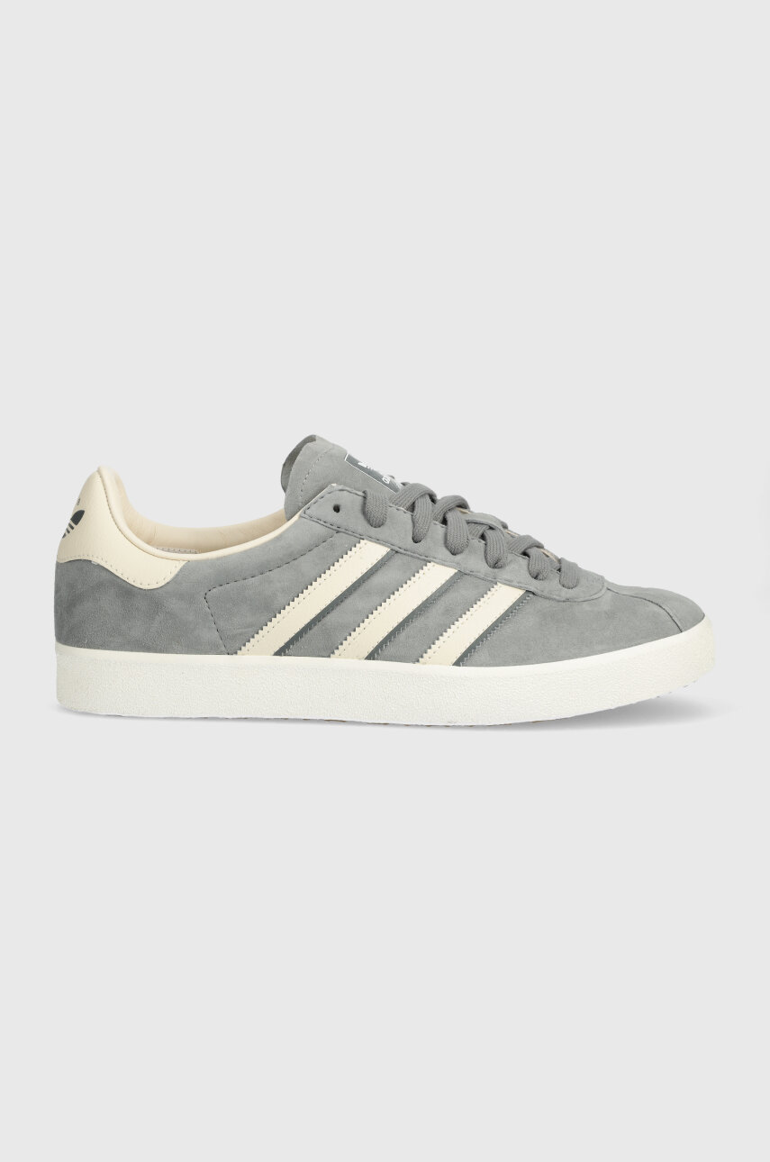 gri adidas Originals sneakers din piele întoarsă Gazelle 85 De bărbați