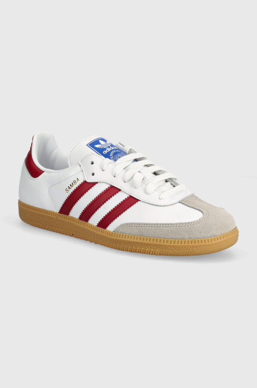 ankle Originals sneakers Instagram in pelle Samba OG colore bianco IF3813