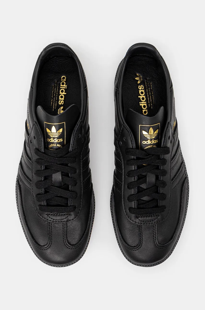 adidas Originals leather sneakers Samba Decon black color IG6172 at PRM US adidas Originals leather sneakers Samba Decon black color IG6172 at PRM US
