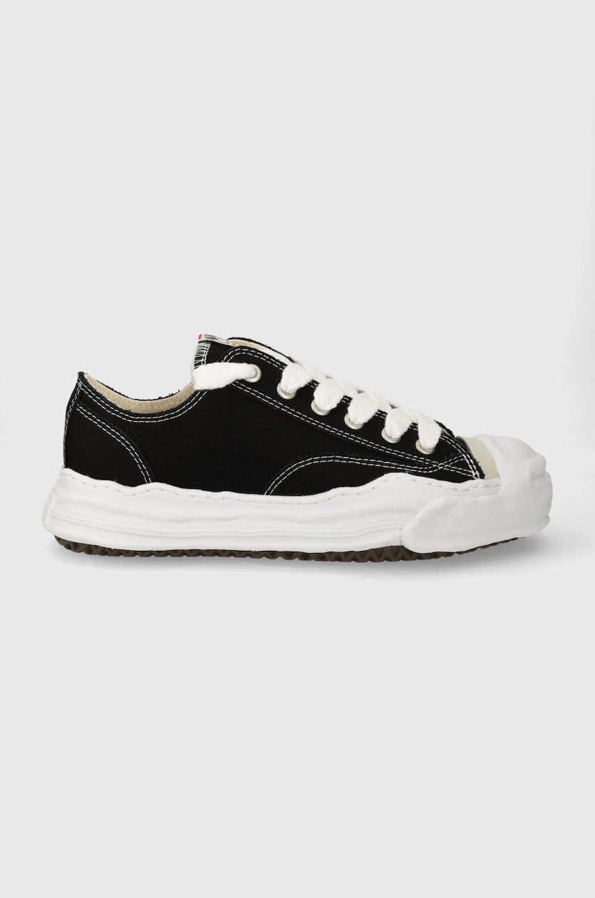 MIHARA YASUHIRO｜SNEAKERS (A12FW715 BLACK) Maison MIHARA YASUHIRO Hank Distressed Canvas Low 'Black