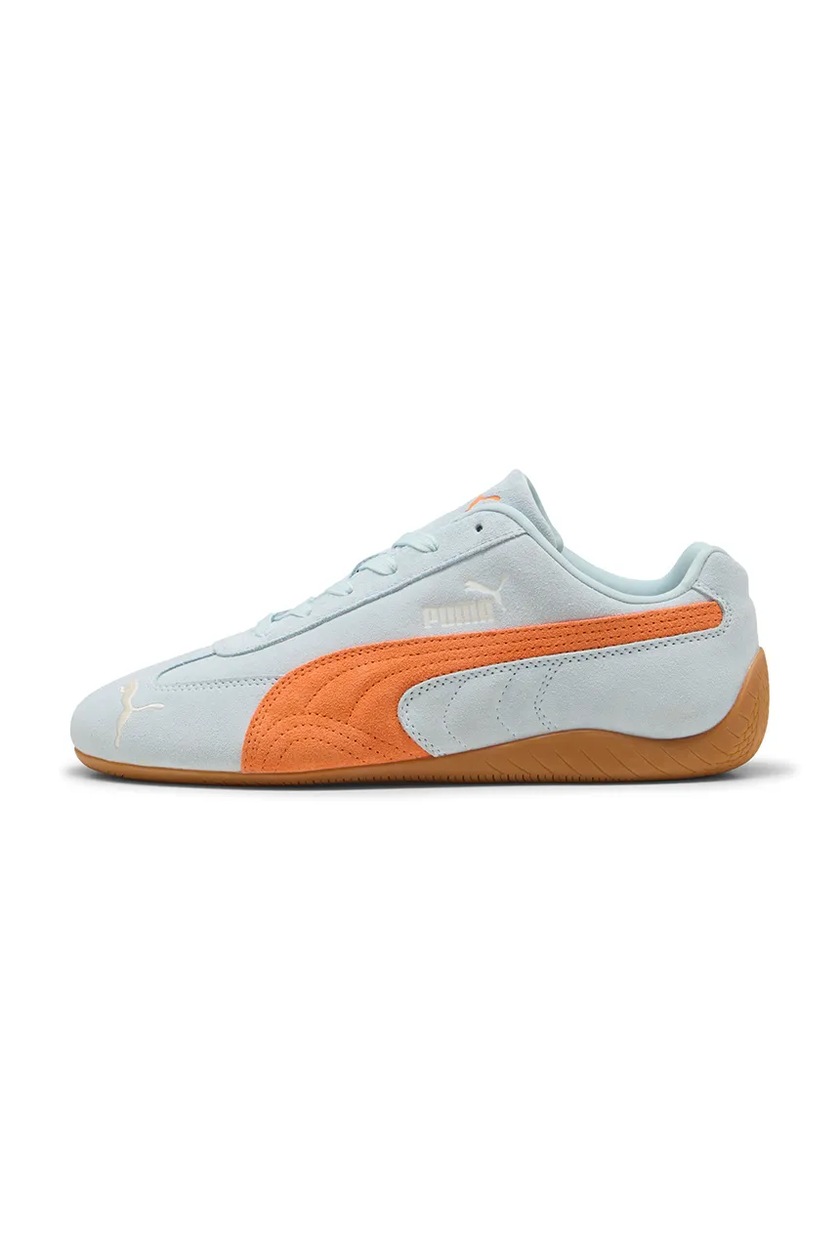 靴 PUMA SPEED CAT brown pastel blue Speedcat Faded Sneakers | PUMA