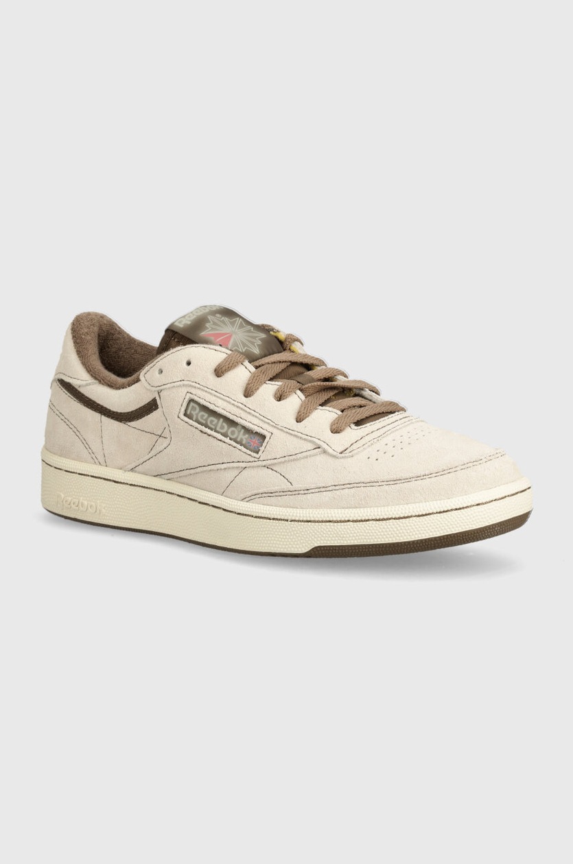 Brown Reebok Classic Colores Reebok Classic Suede Sneakers Club C