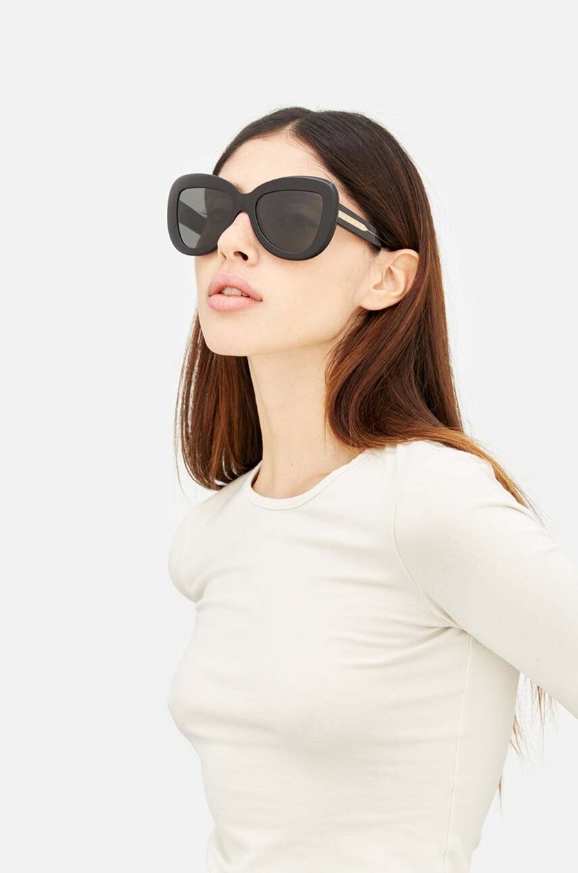 Sunnei sunglasses women's black color MACCXEYW005 at PRM US