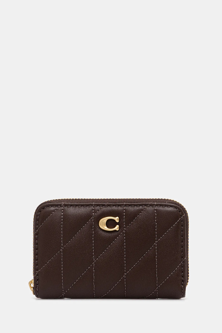 Portachiavi Portamonete Coach Coach Portafoglio In Pelle Donna