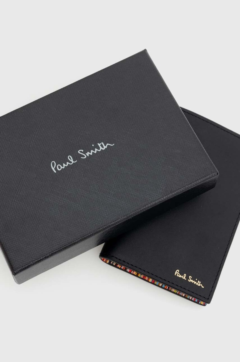 PAUL SMITH: Portafoglio in pelle - Nero | Portafoglio Paul Smith