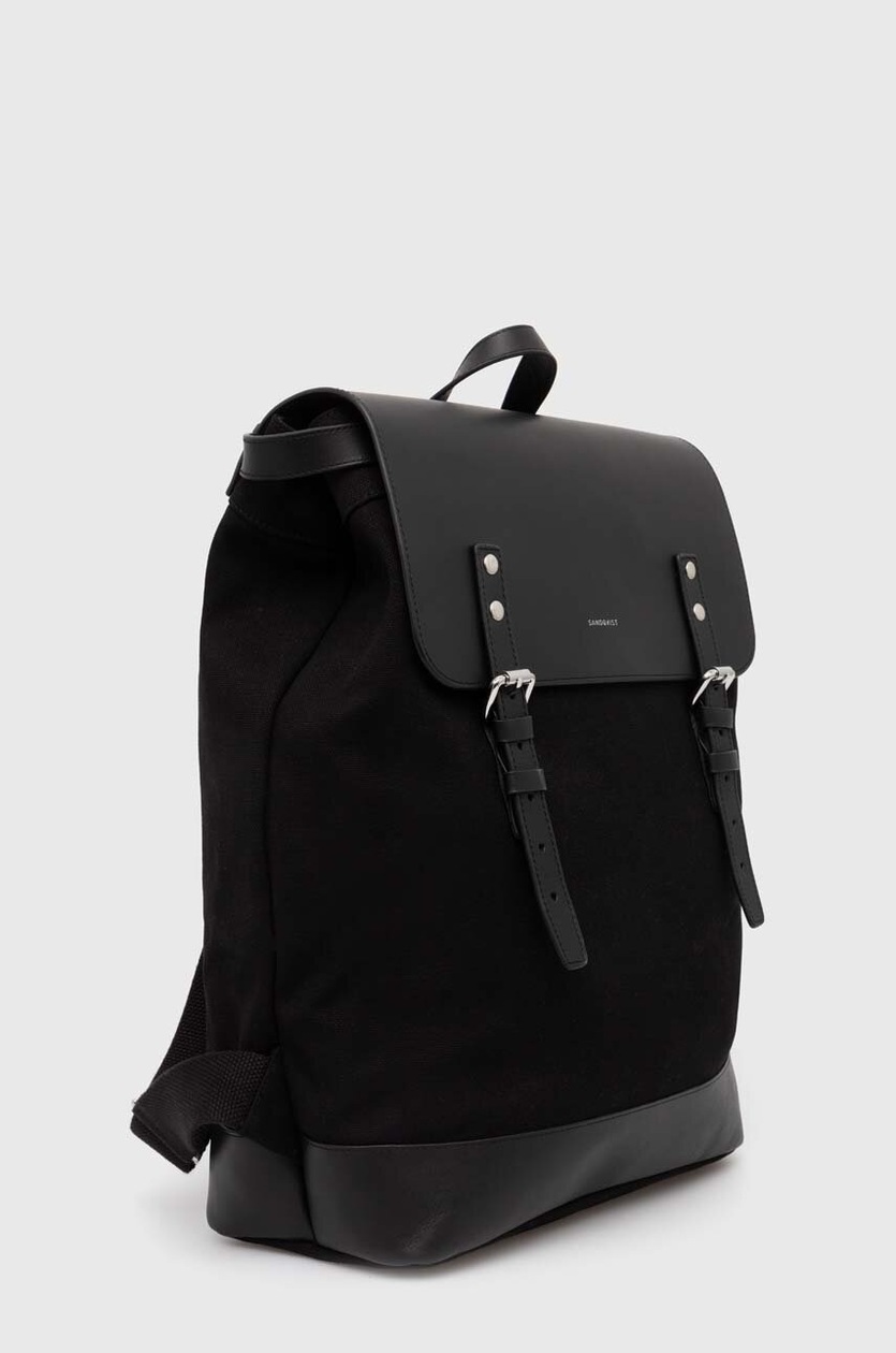 Sandqvist backpack Hege black color smooth SQA2294 at PRM US