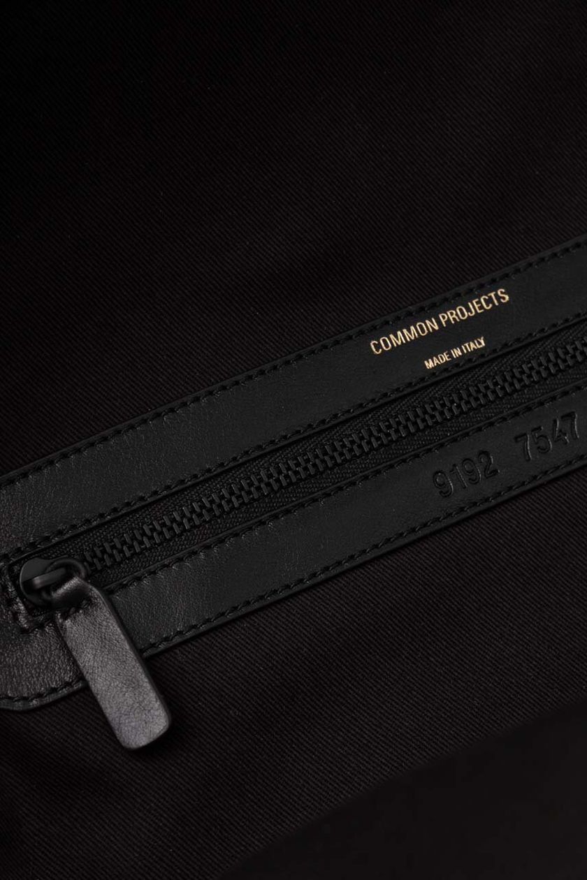 Common Projects leather backpack Simple Backpack black color smooth 9192 at PRM US