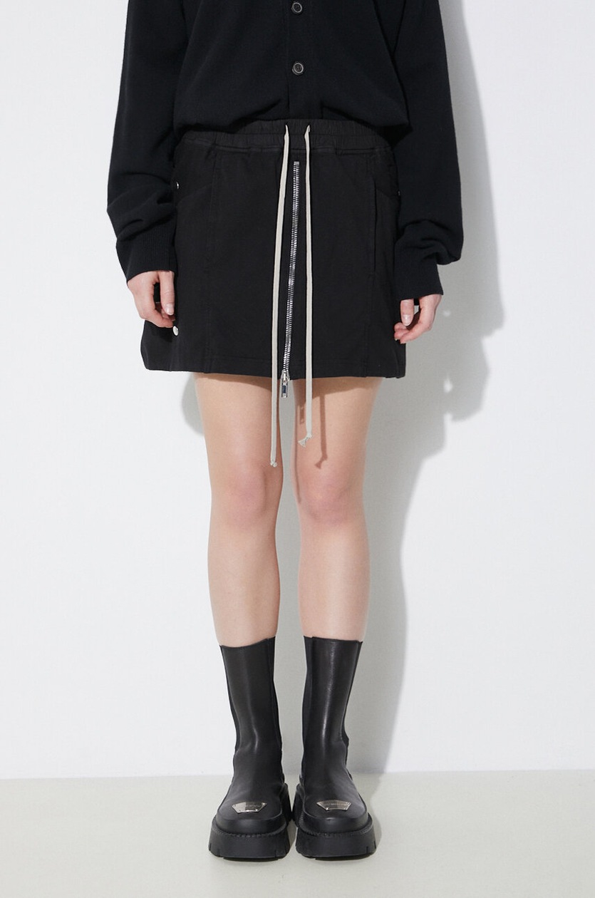 ボトムス soor ploom Erma skirt coal 2y Alora Ponte Bubble Hem Mini Skirt - Black | Fashion Nova