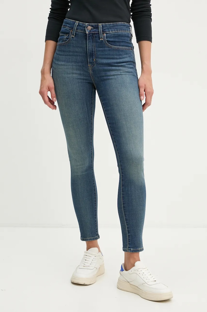 Levi s jeans 721 HIGH RISE SKINNY donna colore blu navy