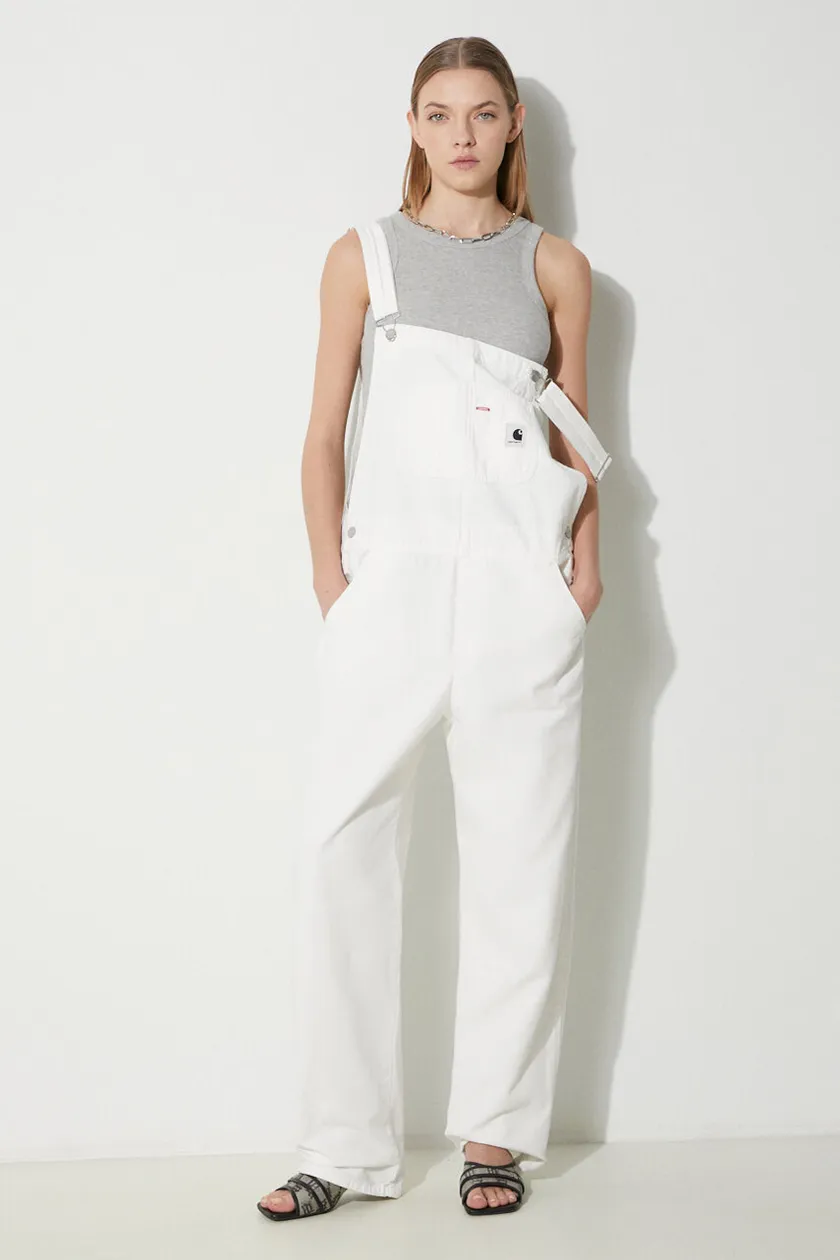 White 2024 carhartt overalls