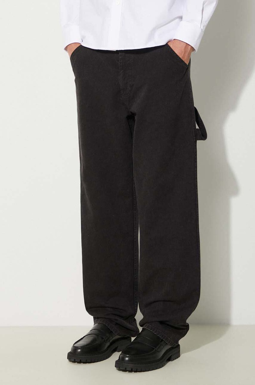 【新品】epa wide straight jeans\"BLK\" 24 J24119361040SW-
