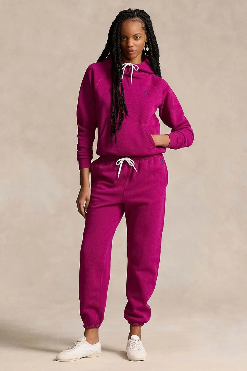 Polo Ralph Lauren joggers pink color smooth at PRM US