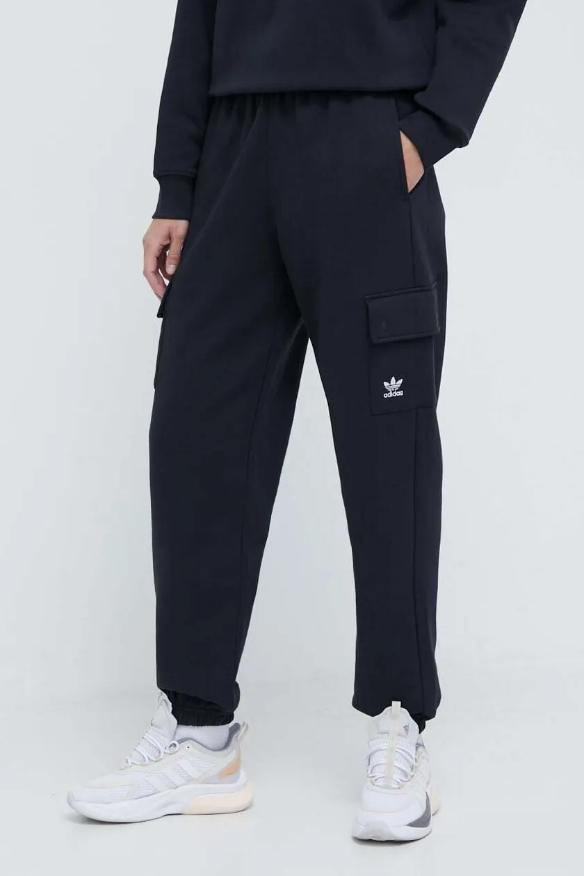 adidas Originals joggers Cargo Jogger black color IT7576